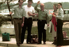 Javier Bargallo, Fernando Sosa, Martín y Nene Lizaso y Ana Braceras de Sackmann