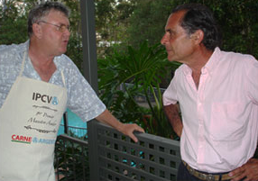 En la casa de Don Nicol, en Australia (Brisbane 2005)