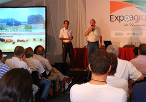 En Expoagro 2010 junto al Lic. Agustín Arroyo